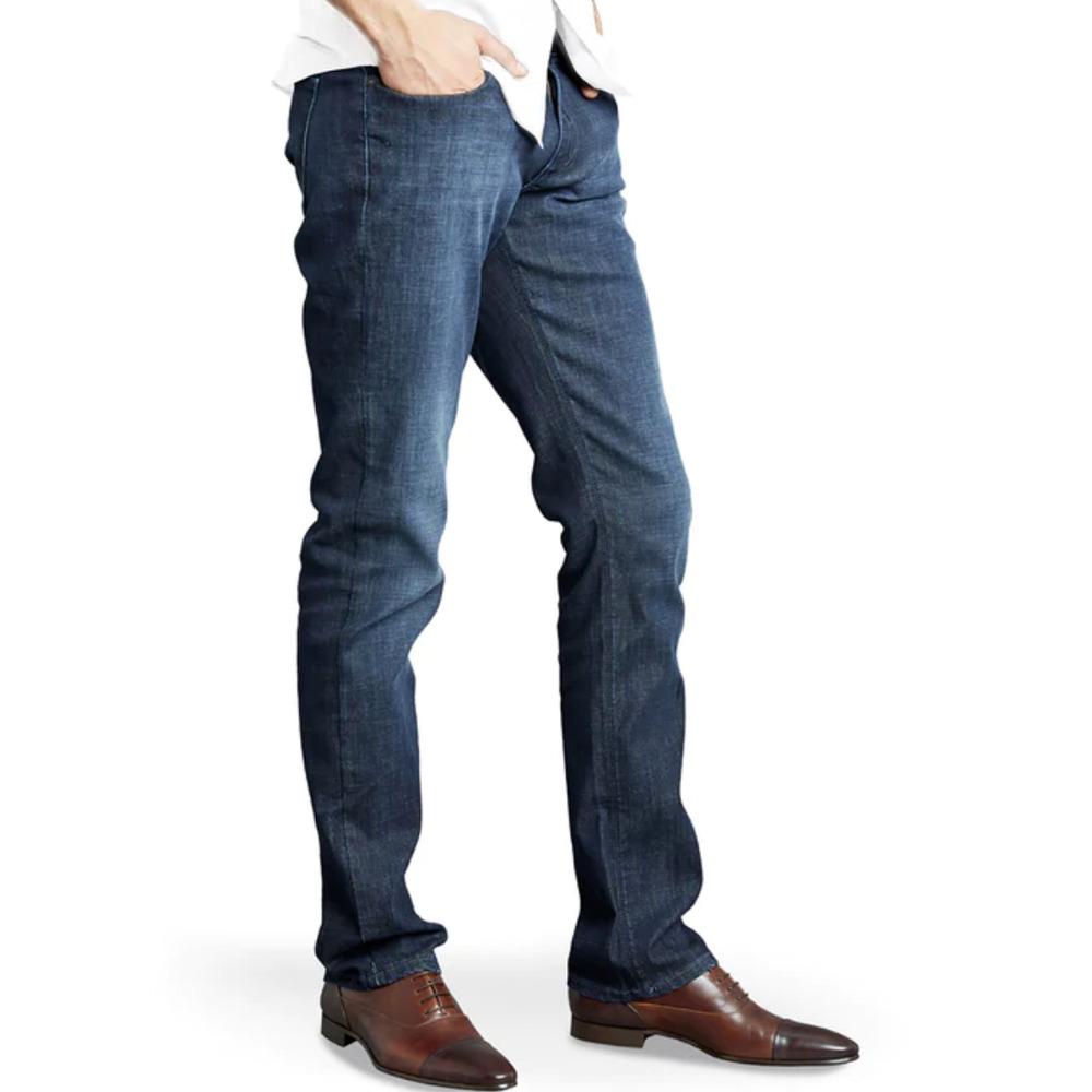 Mott & Bow Straight Crosby Slim Jeans Dark Wash Mens 34x32